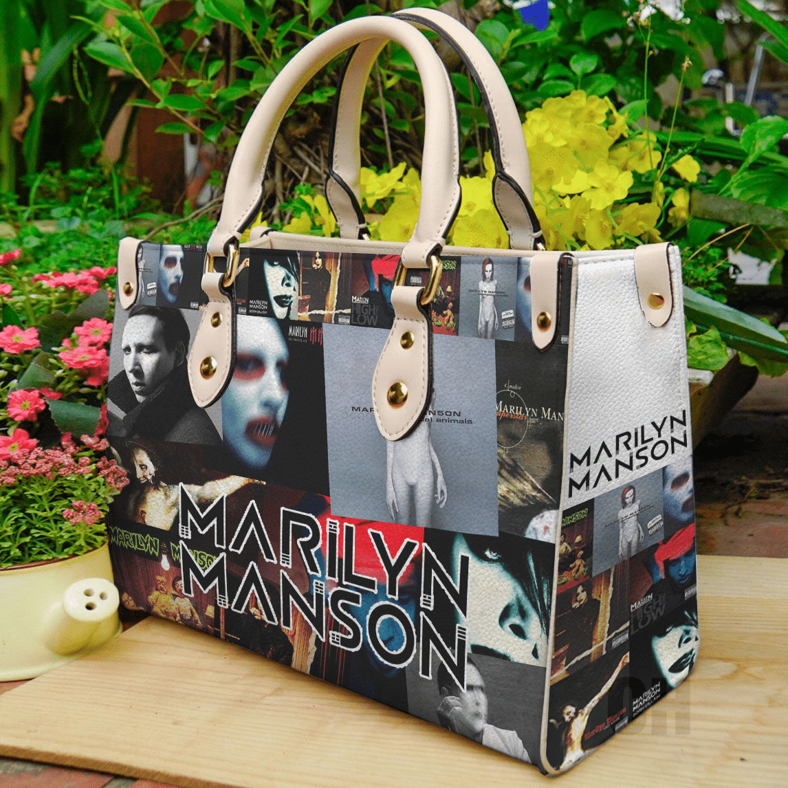 Marilyn Manson Leather Handbag 1 Marilyn Manson Leather Handbag