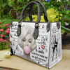 Marilyn Monroe Lover 2A Leather Handbag