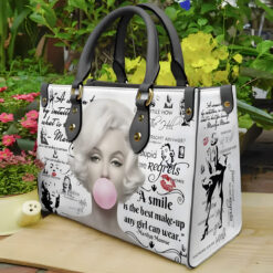 Marilyn Monroe Lover 2A Leather Handbag