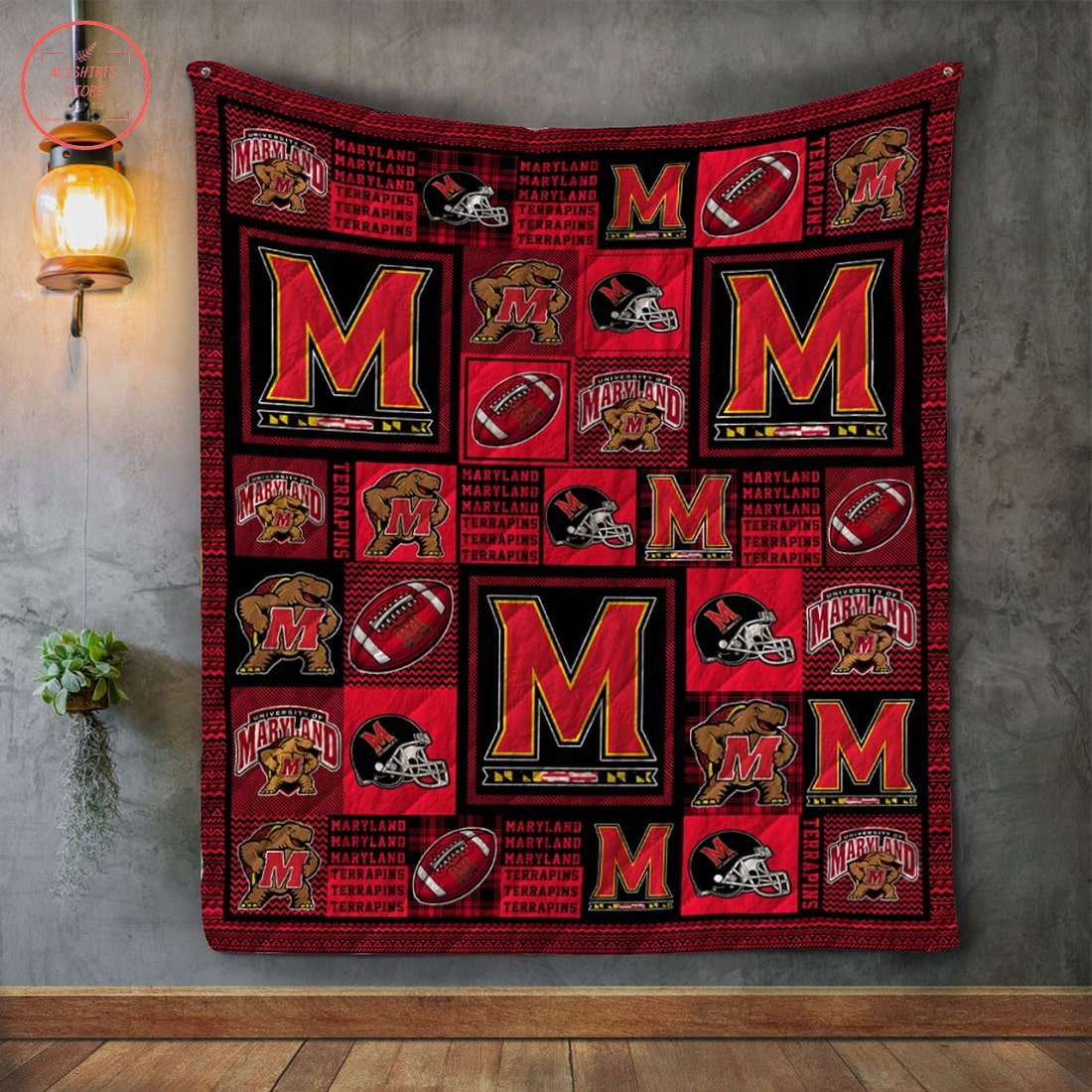 Maryland Terrapins Blanket 1 Maryland Terrapins Blanket