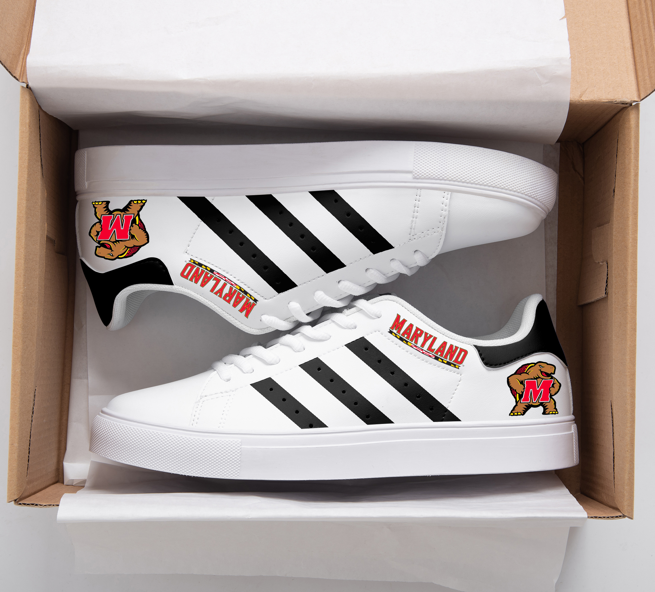 Maryland Terrapins New Stan Smith Shoes 1 Maryland Terrapins New Stan Smith Shoes
