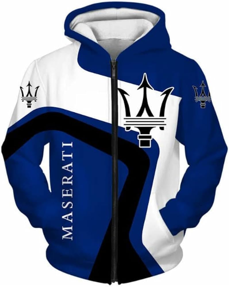 Maserati Hoodie Zip 1 Maserati Hoodie Zip