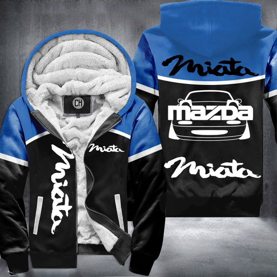 Mazda Miata Blue Fleece Jacket 1 Mazda Miata Blue Fleece Jacket