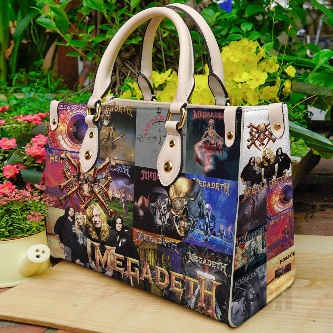 Megadeth Leather Handbag 1 Megadeth Leather Handbag