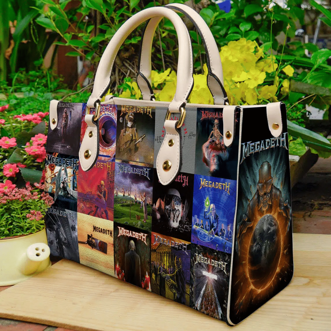 Megadeth Leather Handbag 1 Megadeth Leather Handbag
