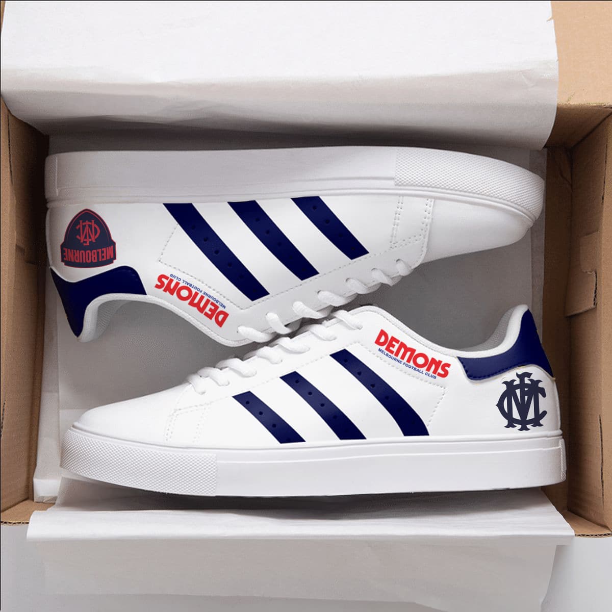 Melbourne Football Club Stan Smith Shoes 1 Melbourne Football Club Stan Smith Shoes