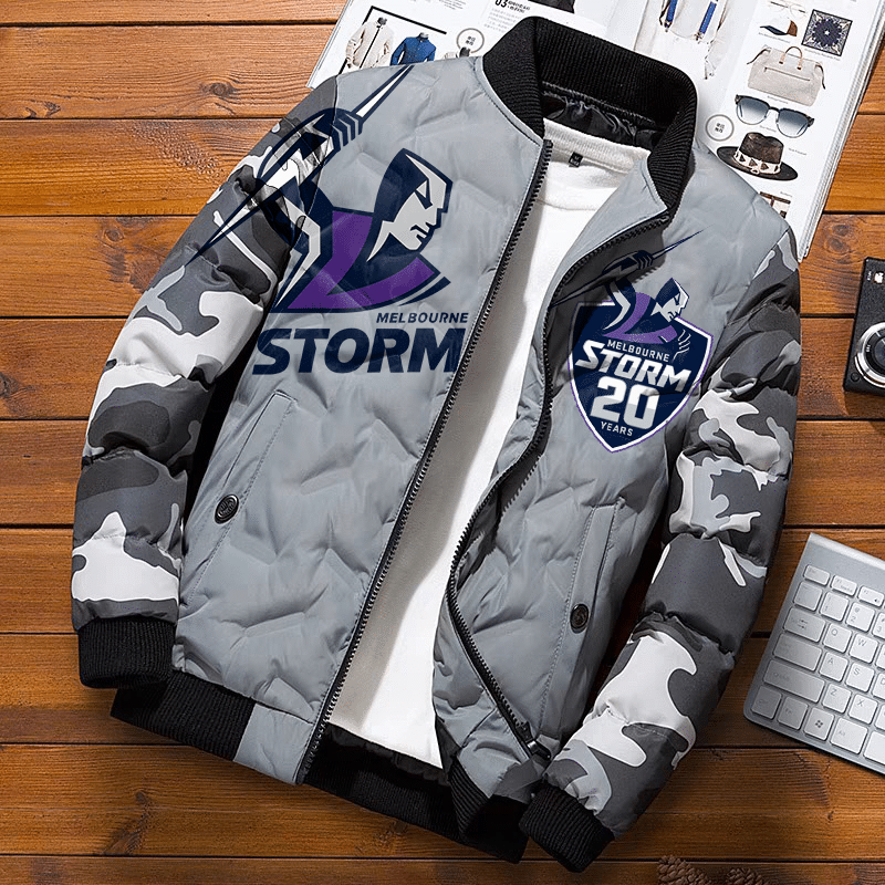 Melbourne Storm Heavy Weight Jacket 1 Melbourne Storm Heavy Weight Jacket