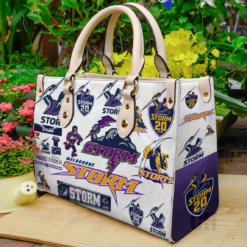 Melbourne Storm Leather Handbag