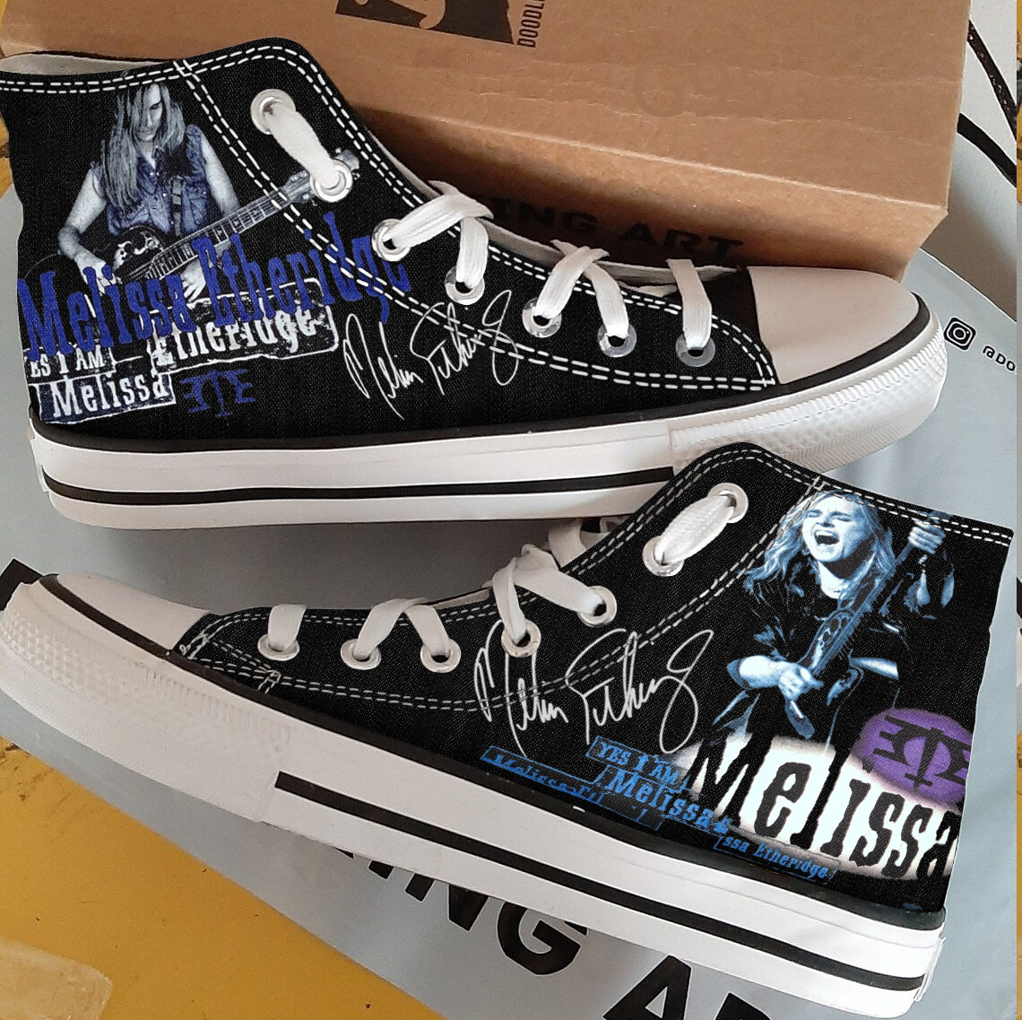Melissa Etheridge High Top Shoes 1 Melissa Etheridge High Top Shoes