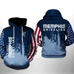 Memphis-Grizzlies 4 Hoodie Zip Hoodie 3D