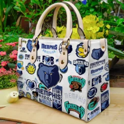 Memphis Grizzlies Leather Handbag