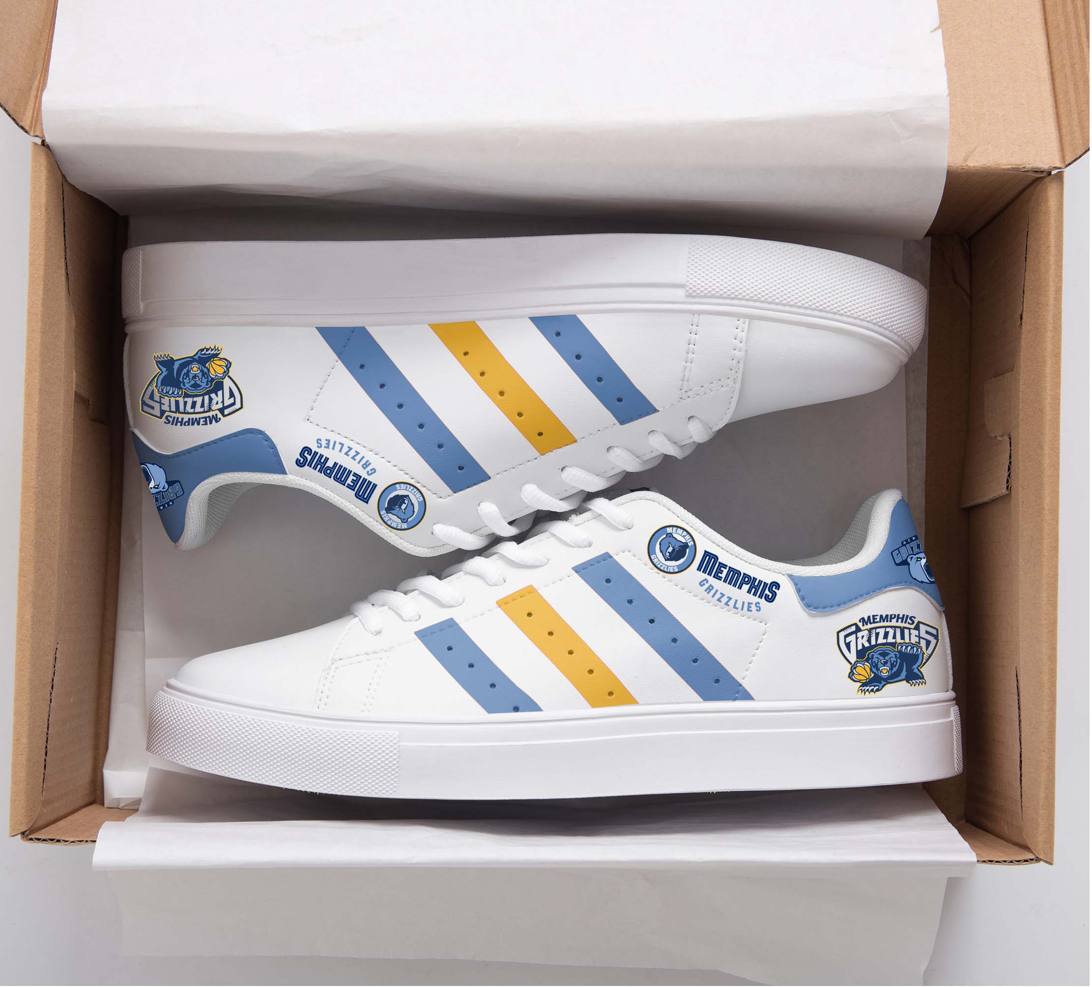 Memphis Grizzlies Stan Smith Shoes 1 Memphis Grizzlies Stan Smith Shoes