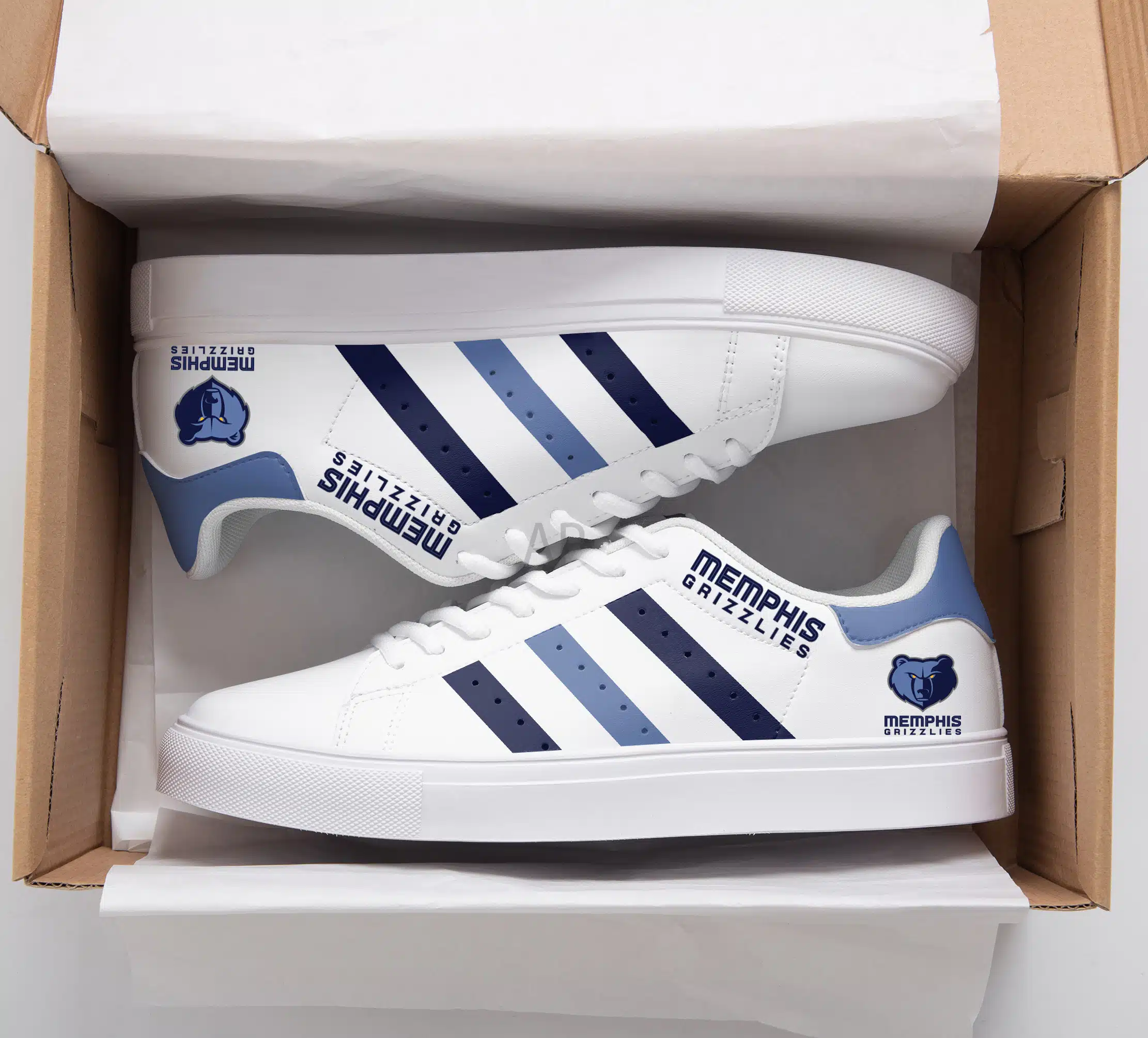 Memphis Grizzlies Stan Smith Shoes 1 Memphis Grizzlies Stan Smith Shoes