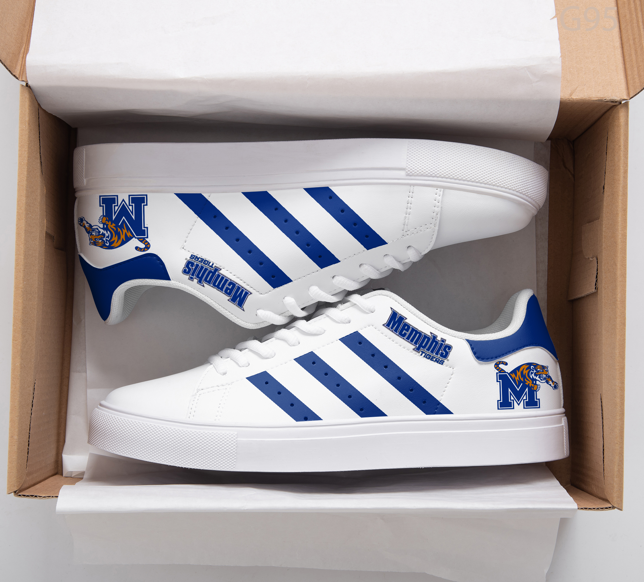 Memphis Tigers Stan Smith Shoes 1 Memphis Tigers Stan Smith Shoes