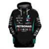 Mercedes-amg Petronas Hoodie Zip Hoodie 3D