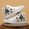 Merry Christmas High Top Shoes