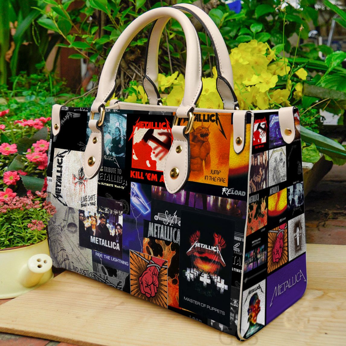 Metallica A0 Leather Handbag 1 Metallica A0 Leather Handbag