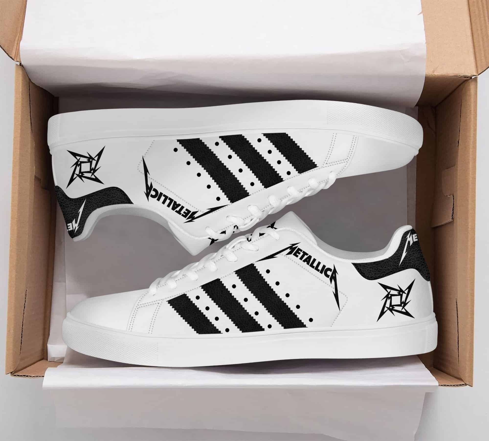 Metallica Band Love Stan Smith Shoes 1 Metallica Band Love Stan Smith Shoes