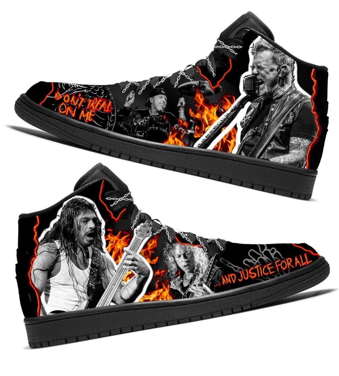 Metallica High Top Shoes 1 Metallica High Top Shoes