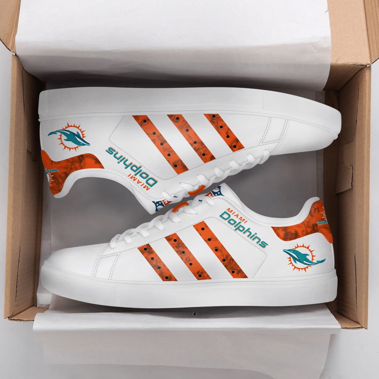 Miami Dolphins 10I Stan Smith Shoes 1 Miami Dolphins 10I Stan Smith Shoes