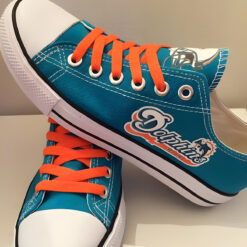 Miami Dolphins 2 Low Top Shoes