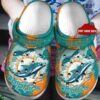 Miami Dolphins 2 Soft Clogs