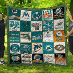 Miami Dolphins 3 Blanket