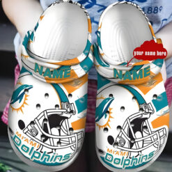 Miami Dolphins 5 Soft Clogs