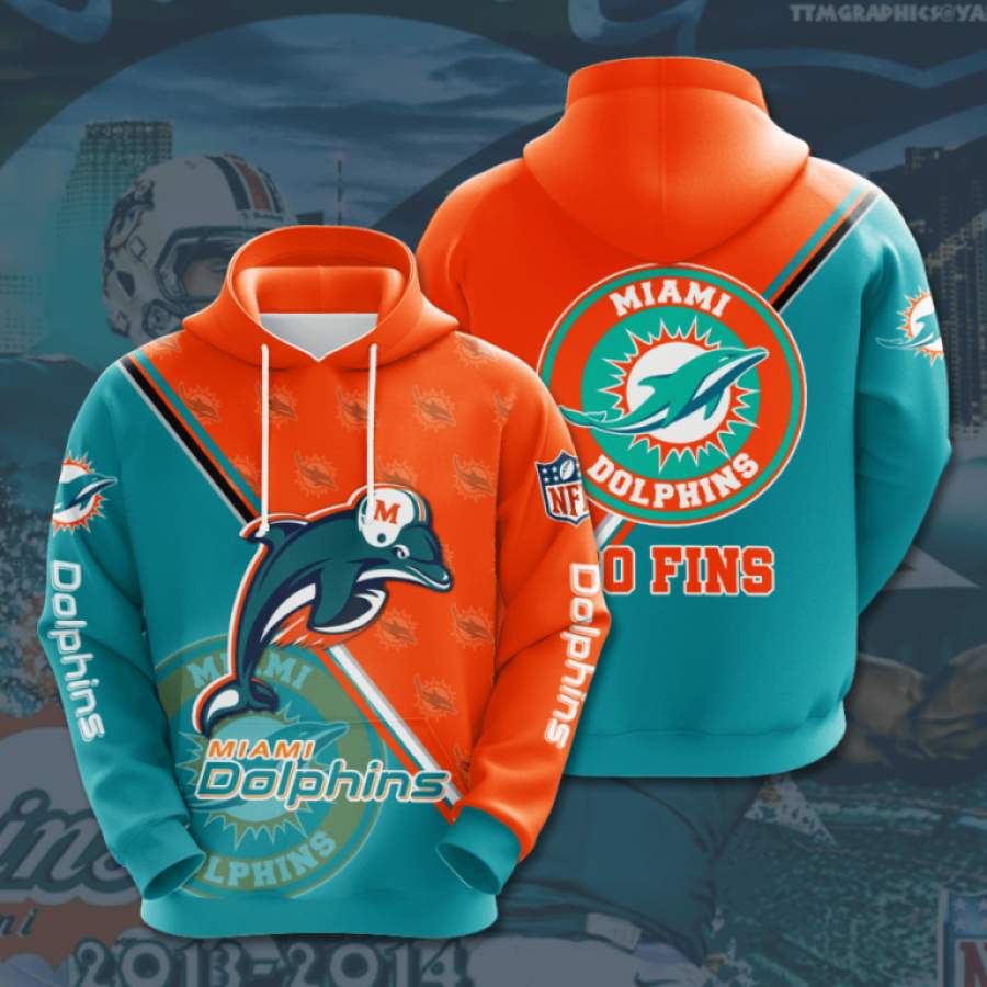 Miami Dolphins Hoodie Zip Hoodie 3D 1 Miami Dolphins Hoodie Zip Hoodie 3D