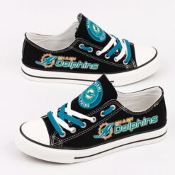 Miami Dolphins I10 Low Top Shoes