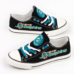 Miami Dolphins I10 Low Top Shoes
