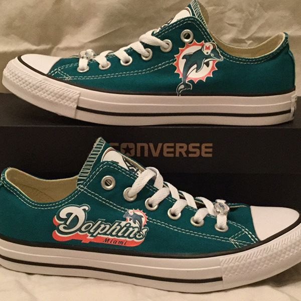 Miami Dolphins Low Top Shoes 1 Miami Dolphins Low Top Shoes