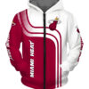 Miami Heat Hoodie Zip Hoodie 3D