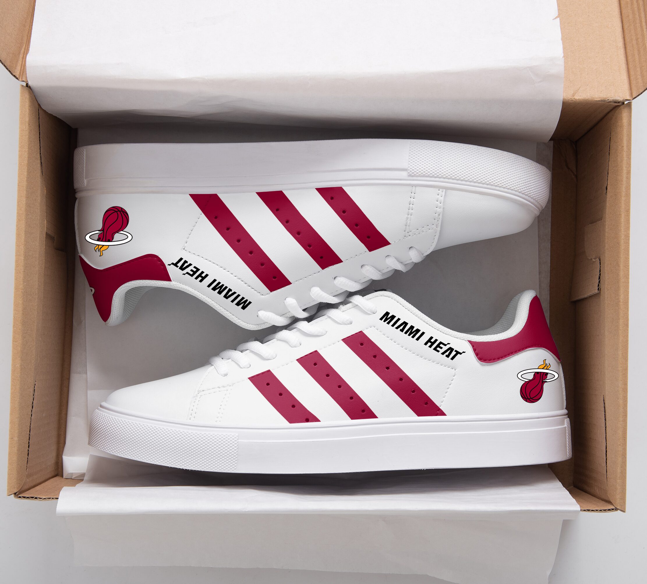 Miami Heat Stan Smith Shoes 1 Miami Heat Stan Smith Shoes