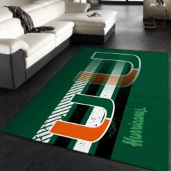 Miami Huricanes Area Rug