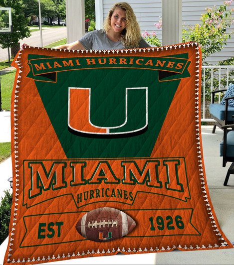 Miami Hurricanes 1 Blanket 1 Miami Hurricanes 1 Blanket