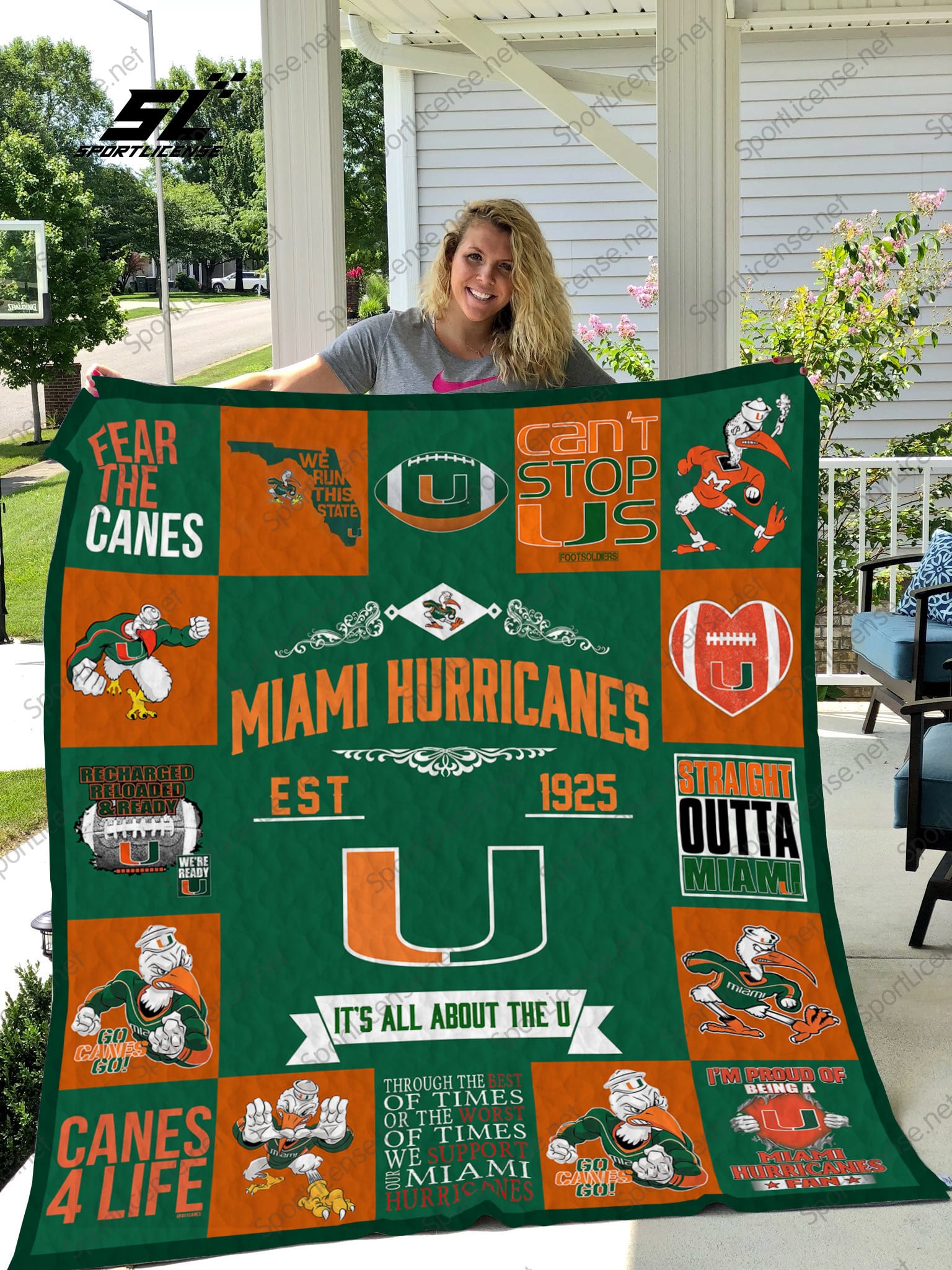 Miami Hurricanes Blanket 1 Miami Hurricanes Blanket