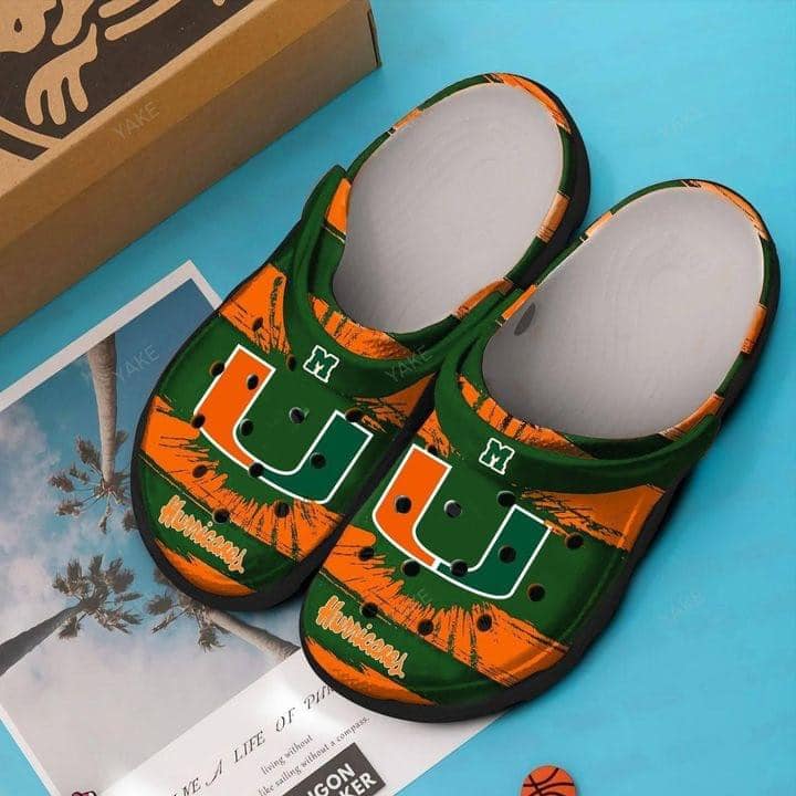 Miami Hurricanes Lover Soft Clogs 1 Miami Hurricanes Lover Soft Clogs
