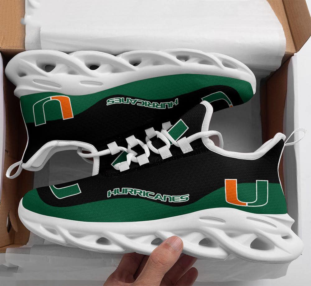 Miami Hurricanes Max Soul Shoes 1 Miami Hurricanes Max Soul Shoes