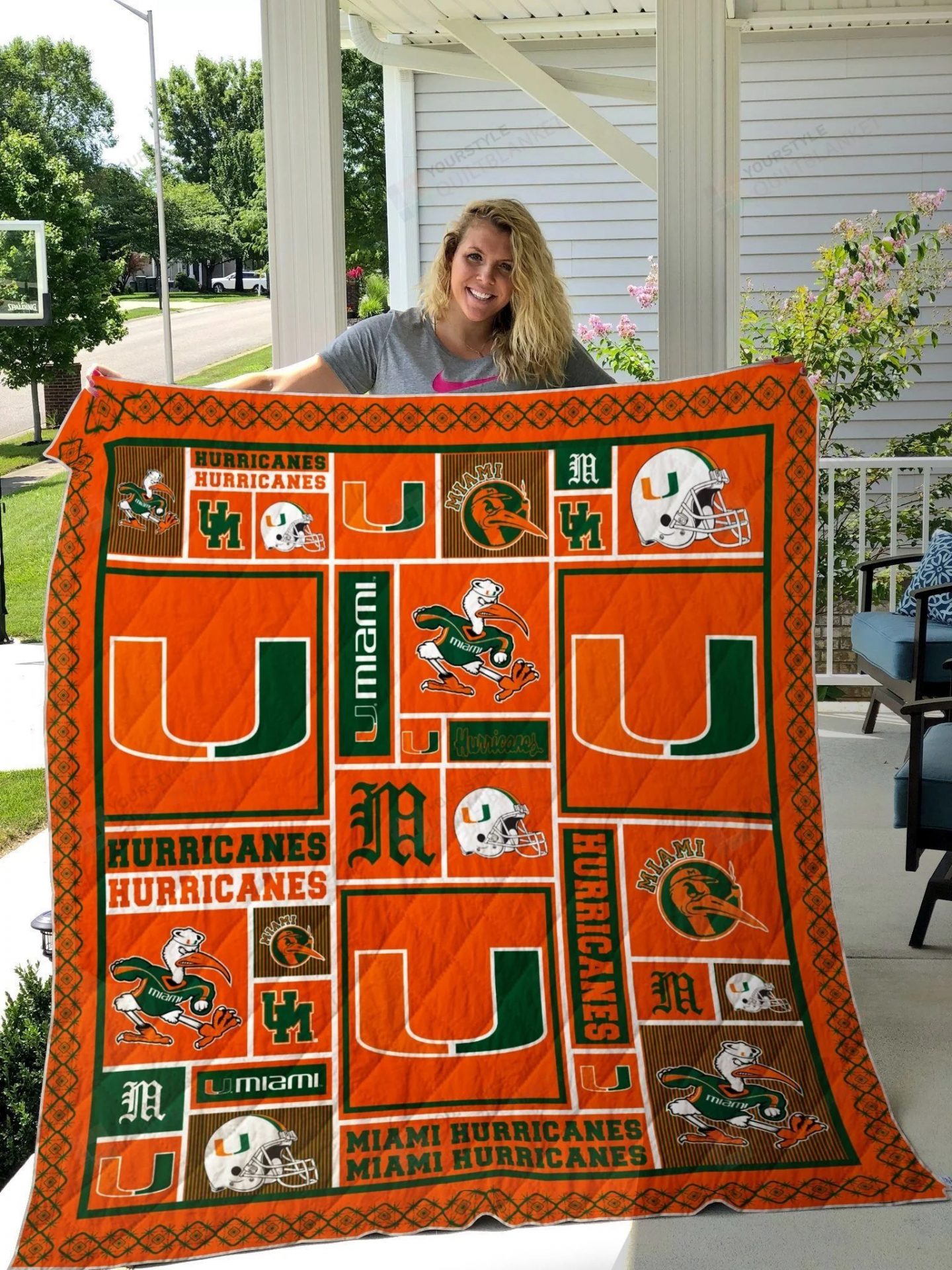Miami Hurricanes Miami Hurricanes Blanket 1 Miami Hurricanes Miami Hurricanes Blanket
