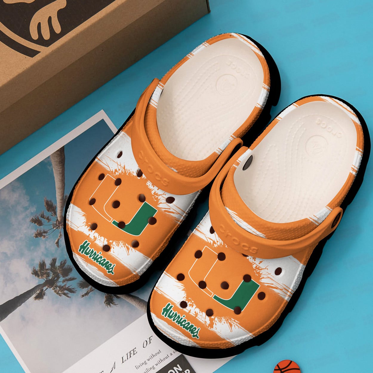 Miami Hurricanes Soft Clogs 1 Miami Hurricanes Soft Clogs