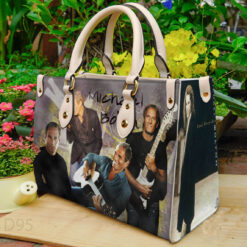 Michael Bolton Leather Handbag