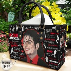 Michael Jackson Leather Handbag
