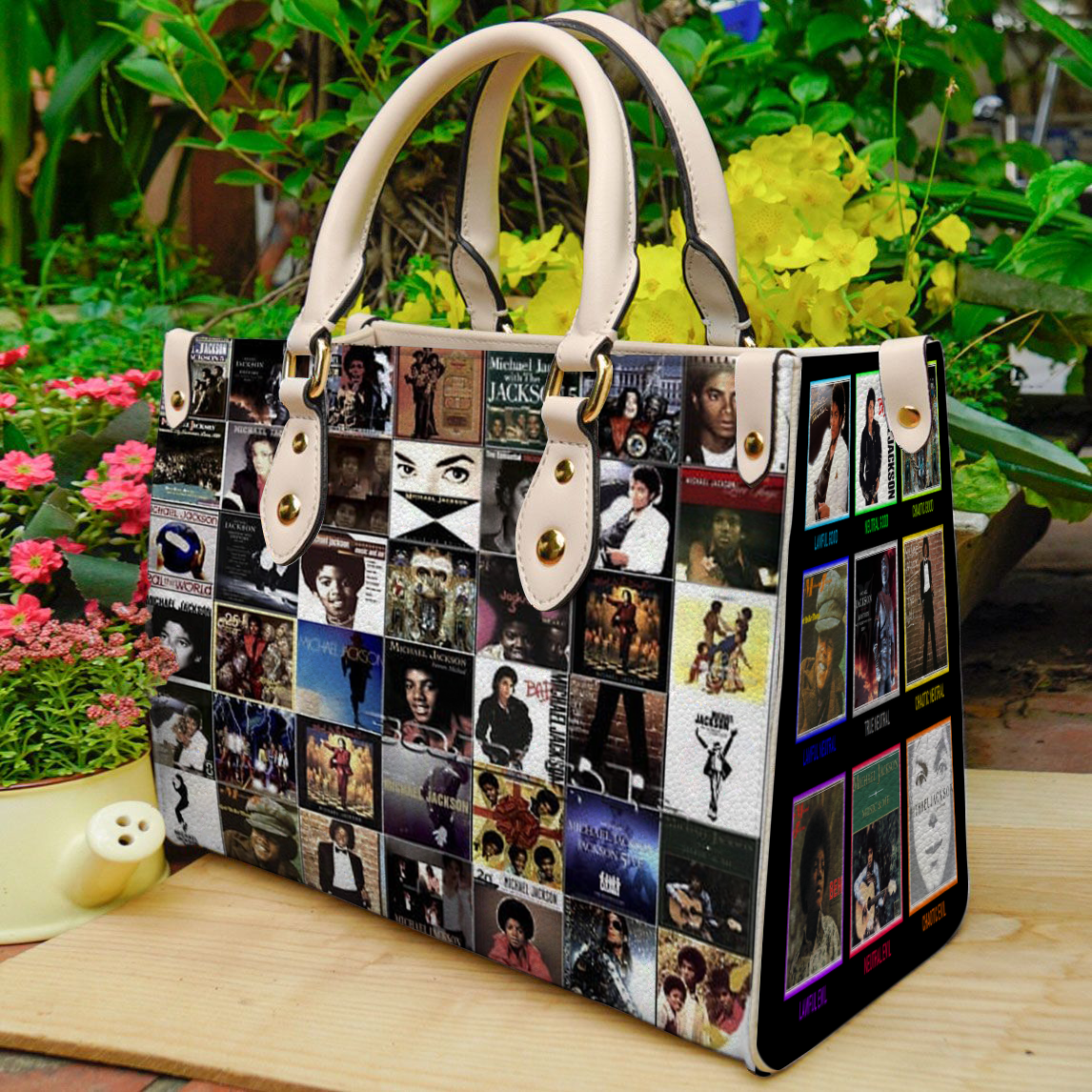 Michael Jackson Leather Handbag 1 Michael Jackson Leather Handbag