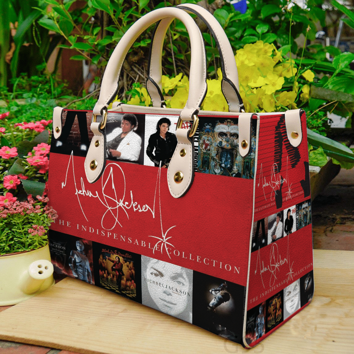 Michael Jackson Leather Handbag 1 Michael Jackson Leather Handbag