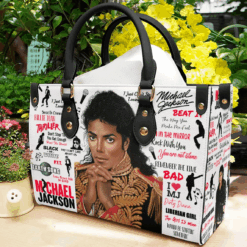 Michael Jackson Leather Handbag