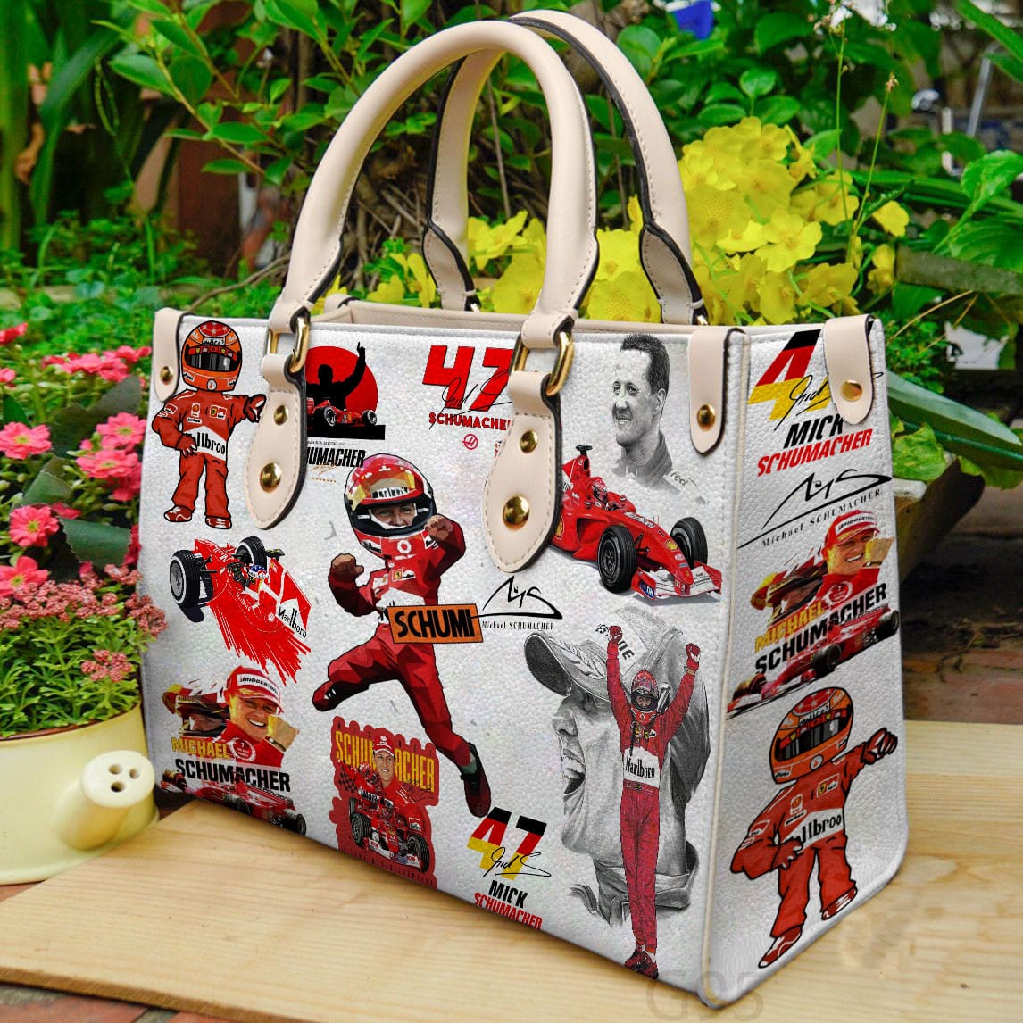 Michael Schumacher Leather Handbag 1 Michael Schumacher Leather Handbag