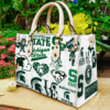 Michigan State Spartans Leather Handbag