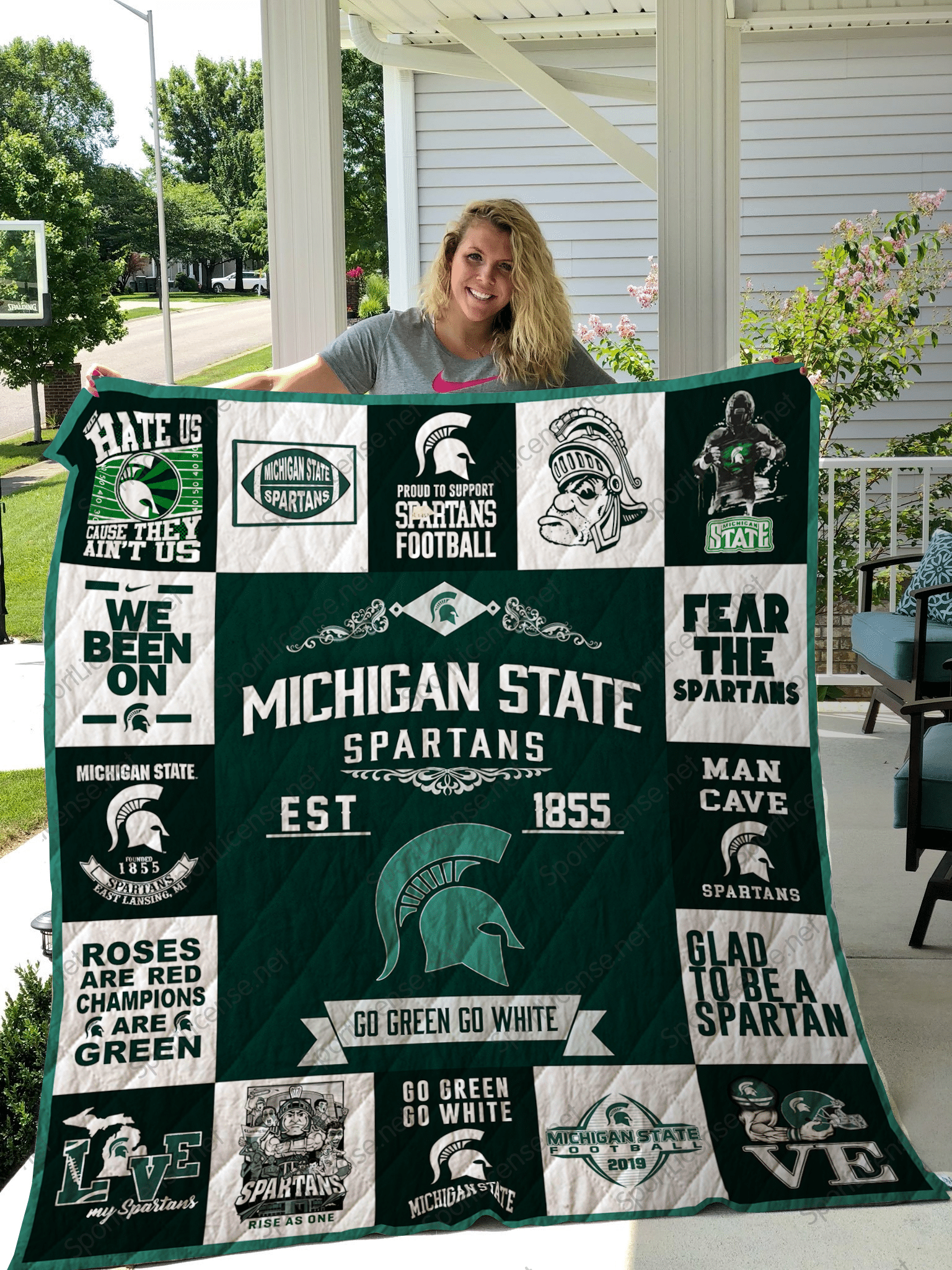 Michigan State Spartans Lover Blanket 1 Michigan State Spartans Lover Blanket