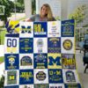 Michigan Wolverines 02 Blanket